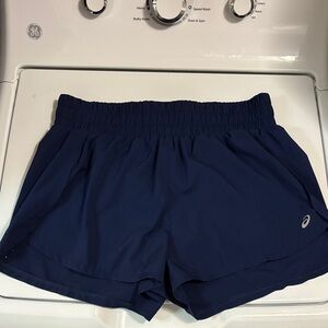 Asics Women's Deep Blue Athletic Shorts